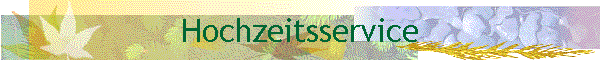 Hochzeitsservice